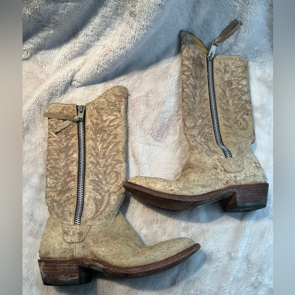 Old Gringo Shoes - Womens Old Gringo cowboy western boots distressed size 8